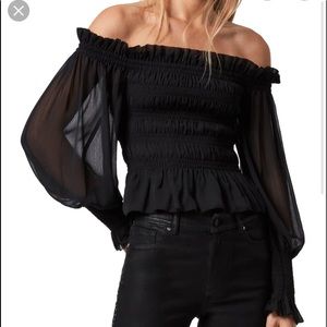 Allsaints Lara Top Black